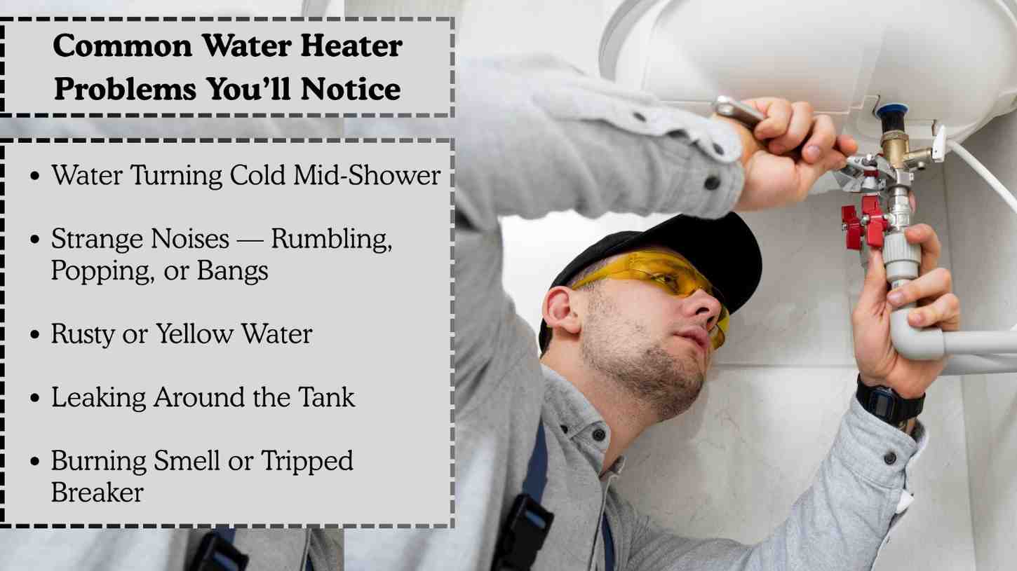 Common Water Heater Problems You’ll Notice (Before It Breaks Down)